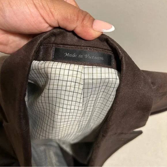 Lauren Ralph Lauren Men’s Cotton Polyester Blend Blazer Brown Size 40R - Picture 7 of 10